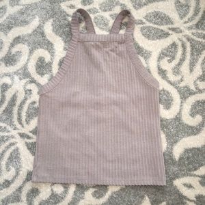 Taupe Crop Top